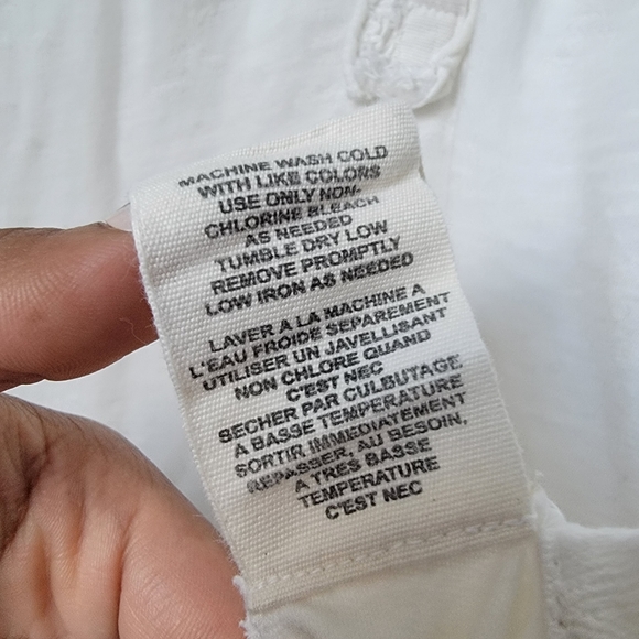 FREE PEOPLE Retro Henley Thermal Crocheted Cuff Ivory. - Picture 5 of 9